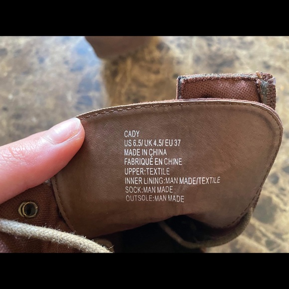 Cady Combat Boots 4.5 - Picture 3 of 5